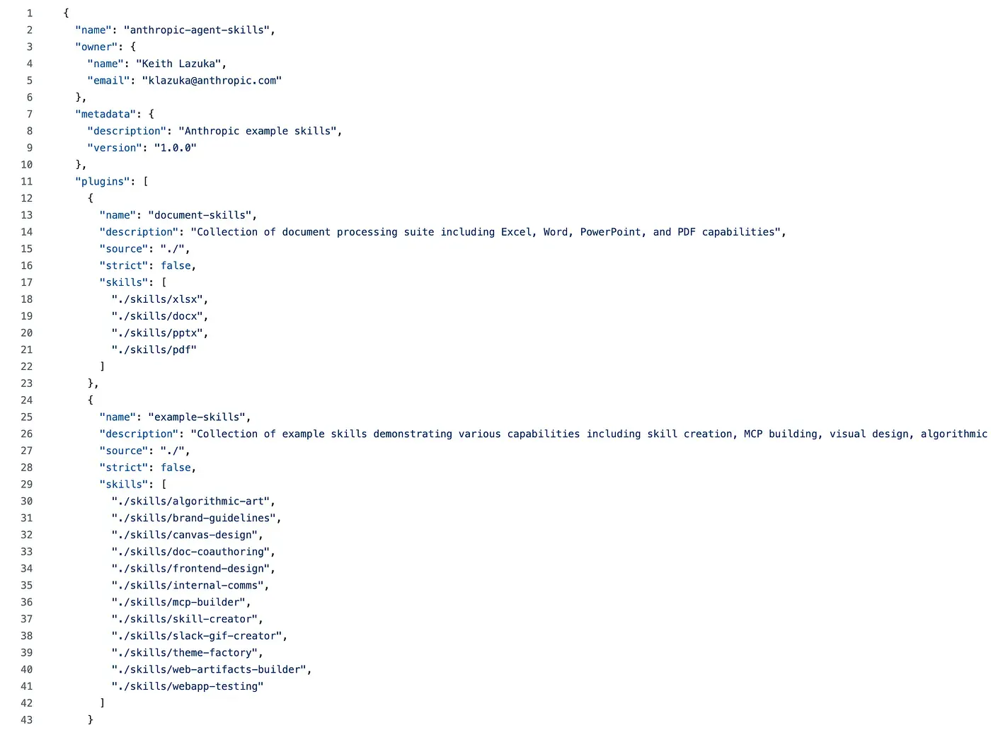 marketplace.json 的局部內容